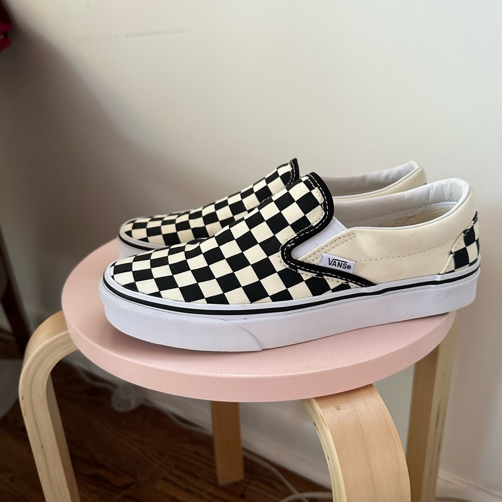 Vans Checkerboard Slip-On Shoes